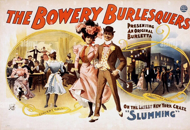 the Bowery burlesque in NYC
