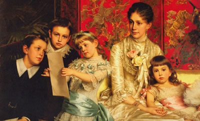 Mrs. Cornelia Ward Hall, by Michele Gordigiani (1835-1909)